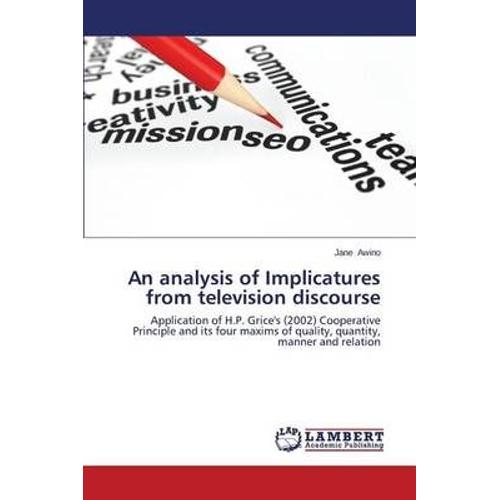 An Analysis Of Implicatures From Television Discourse