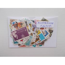 Australie 100 Timbres Différents