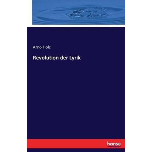 Revolution Der Lyrik