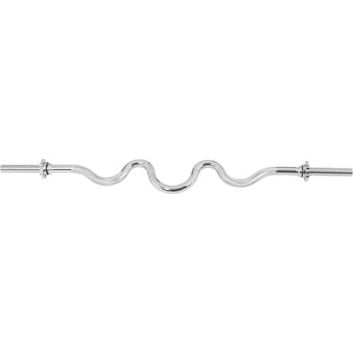 Gorilla Sports - Barre Super Curl Avec Bagues De Serrage En Forme D'étoile 120cm