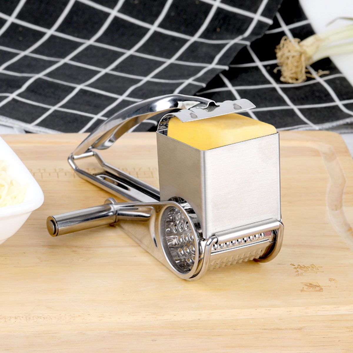 Rpe  Fromage Rotative Avec Poigne, 3 Lames De Tambour Int... - 3