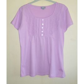Haut Bleu Bonheur Mauve Taille 38/40