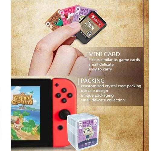 Acheter Jeu de cartes Amiibo Animal Crossing - 72 cartes de la série New  Horizons pour Nintendo Switch et Switch Lite Cartes de bienvenue NFC