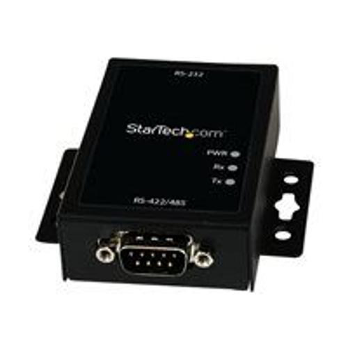 StarTech.com Convertisseur Industriel Interface RS232 vers RS422/485 avec protection ESD 15KV - Adaptateur de Port RS-232 à RS-422/RS-485 - Adaptateur série - RS-232 - RS-422/485 x 1 - noir