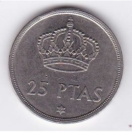 Espagne 25 Pesetas Juan Carlos 1975