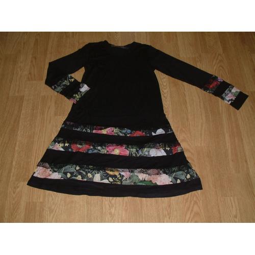 Robe Desigual Noire 9-10 Ans