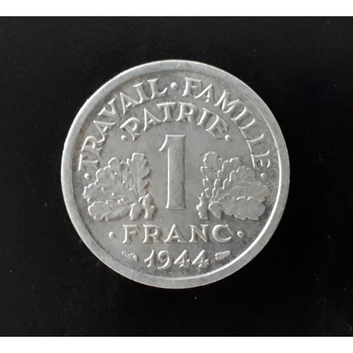 1 Franc Francisque, Légère 1944 B
