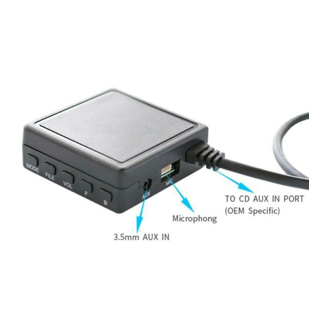 Module Bluetooth Mains Libres, Adaptateur De Musique Aux Usb... - 4