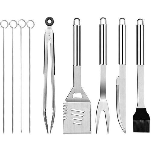 BBQ Grill Tool Set, Accessoires De Barbecue en Acier Inoxydable dans Une Mallette, Ensemble Complet De Cadeaux De Qualité Supérieure pour Ustensiles De Barbecue en Plein