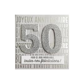 Cartes D Anniversaire 50 Ans Au Meilleur Prix Neuf Et Occasion Rakuten