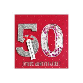 Cartes D Anniversaire 50 Ans Au Meilleur Prix Neuf Et Occasion Rakuten