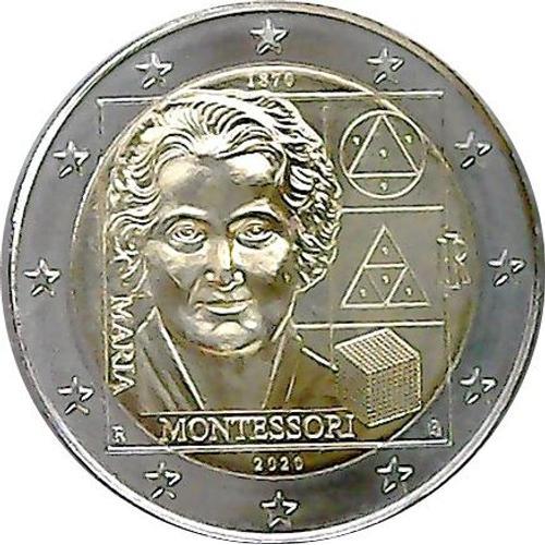 2 Euros Italie 2020: Maria Montessori- Unc