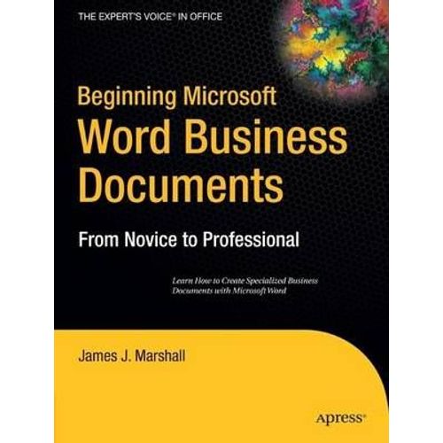 Beginning Microsoft Word Business Documents