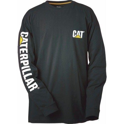 Tee-shirt manche longue - coloris noir - taille XL - Caterpillar Caterpillar