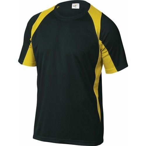 Tee-shirt manches courtes noir / jaune - taille M - Bali DELTA PLUS