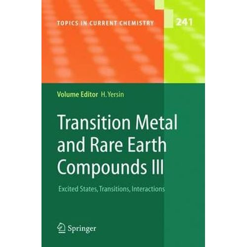 Transition Metal And Rare Earth Compounds Iii