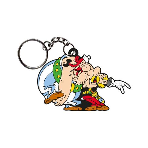 Asterix - Porte-Clés Asterix & Obelix Laughing 9 Cm