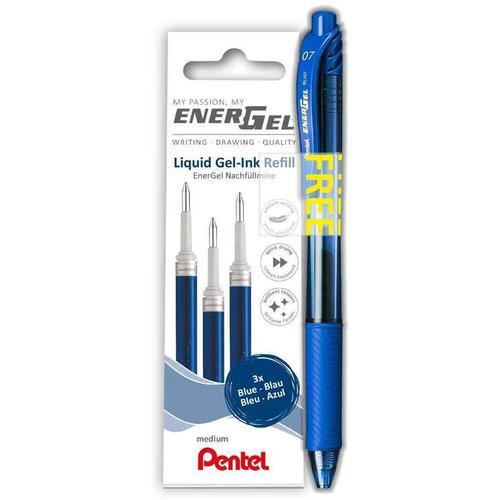 Pentel Liquid Mine Pour Stylo Roller ¿ Encre Gel Bleu