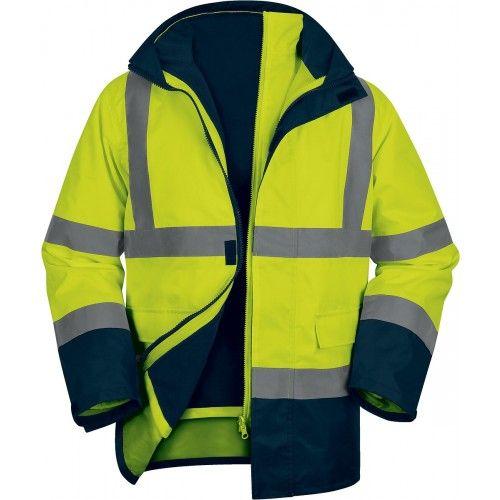 Parka de travail - haute visibilité - M - jaune fluo - SPEED DELTA PLUS