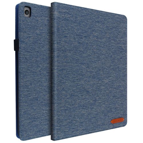 Housse Ipad 2021, 2020 Et 2019 10.2 Rangements Cartes Fonction Support Fin Bleu