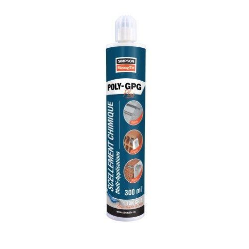 Scellement chimique - résine polyester - pierre - 12x300 ml - Poly-GPG SIMPSON Strong-Tie