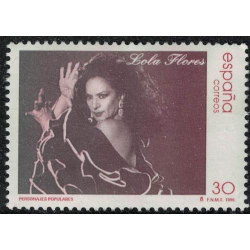 Espagne 1996 Used Lola Flores Chanteuse Danseuse Actrice