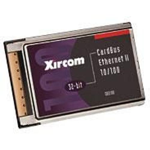 Xircom CBE2-100 - Carte Réseau PCMCIA - Cardbus Ethernet II 10/100 + Connecteur RJ45