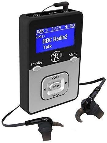 Sport Portable Personal Handheld Dab+ Digital Dab FM,MP3Radio Color Screen K1¿Bleu¿