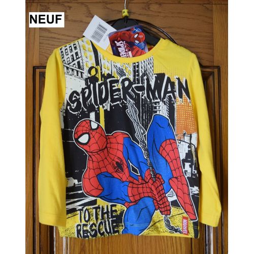 T-Shirt Spiderman Marvel 3 Ans