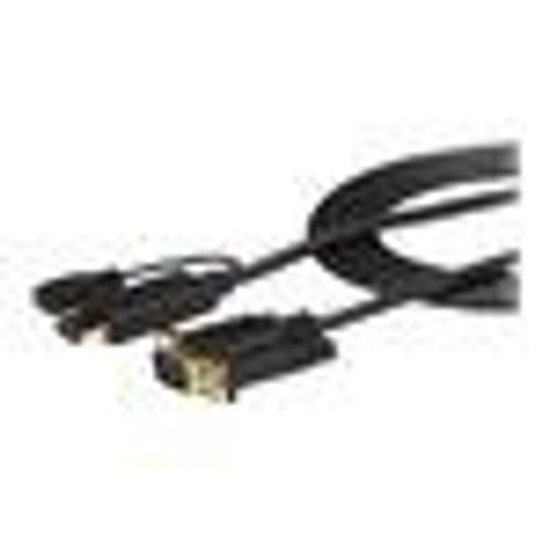 StarTech.com Câble adaptateur actif HDMI vers VGA de 3m - M/M - 1920x1200 - Câble adaptateur - HDMI, Micro-USB de type B (alimentation uniquement) pour HD-15 (VGA) mâle - 3 m - noir - actif...