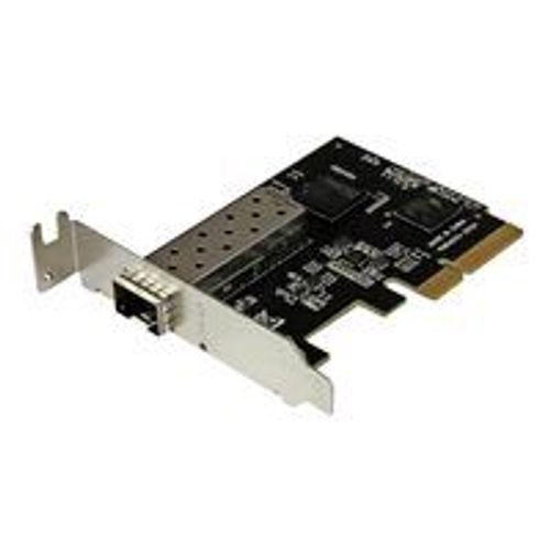 StarTech.com Carte réseau PCI Express à 1 port fibre optique 10 Gigabit Ethernet avec SFP+ ouvert - Adaptateur NIC PCIe x4 10 GbE SFP+ - Adaptateur réseau - PCIe 2.0 x4 profil bas - 10GbE -...
