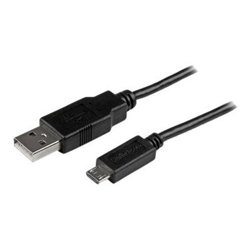 StarTech.com Câble de charge / synchronisation Micro USB longue de 3 m - Cordon USB 2.0 A vers Micro B - M/M - Noir - 0,25 mm² - Câble USB - Micro-USB de type B (M) pour USB (M) - USB 2.0 - 3 m -...