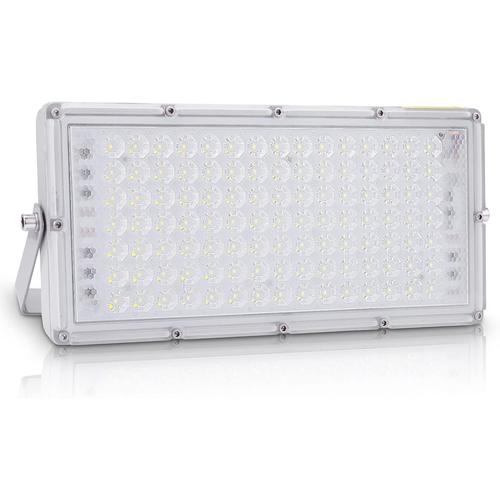 100w Projecteur Led Ext¿¿Rieur, 10000lm Spot Led Ext¿¿Rieur, Lampe D'atelier Led Super Brillante Blanc Froid 6500k, Ip65 Imperm¿¿Able Eclairage De S¿¿Curit¿¿, Pour Jardin, Garage¡­