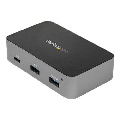 StarTech.com Hub USB-C à 4 ports - USB 3.1 Gen 2 (10 Gbps) - 3 ports USB-A et 1 port USB-C - Adaptateur d'alimentation inclu (HB31C3A1CS) - Concentrateur (hub) - 1 x USB-C + 3 x USB 3.1 - de...
