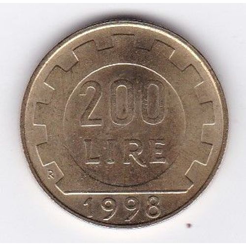 Italie 200 Lires 1998