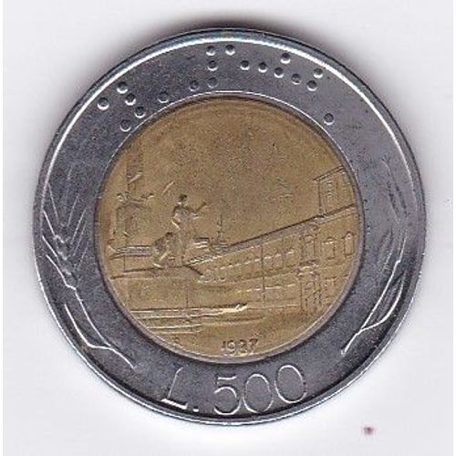 Italie 500 Lires 1987