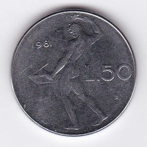 Italie 50 Lires 1981