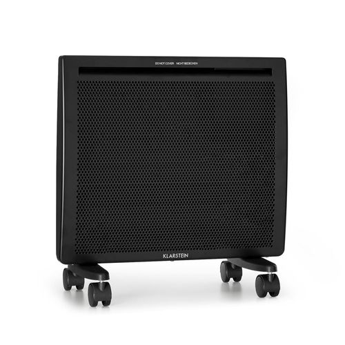 Klarstein Hot Spot Slimcurve Double Wave Radiateur Convecteur Ir 1000w Noir