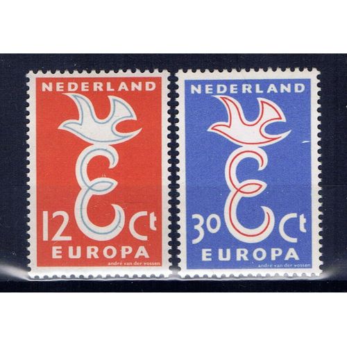 Pays Bas Europa Cept 1958 Neufs**