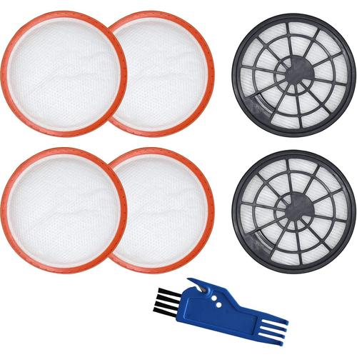 Lot De 6 Filtres De Protection Moteur 2288002 Pour Dirt Devil Dd2650-1, Dd2651-0, Dd2651-1, Dd2720 Pré-Moteur #2288002