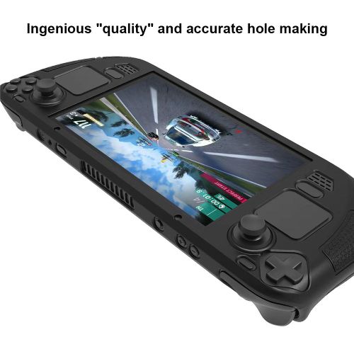 Boîtier De Console De Jeu En Silicone, Coque Souple Coordonnante, Couvercle De Console Avec Support Rapide Pliable, Accessoires De Remplacement Pour Steam Deck