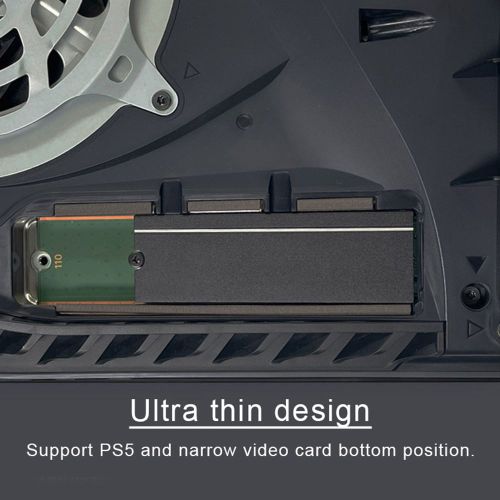 Refroidisseur De Disque Dur À Semi-Conducteurs En Alliage D'aluminium, Refroidisseur De Chaleur En Métal Avec Tampon Thermique, Pièces De Rechange Pour Ps5, M.2 2280
