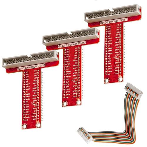 carte de dérivation Rpi GPIO t-cobbler Plus avec câble ruban 8 pouces 40 broches pour Raspberry Pi 3/Zero/2/B +/A +