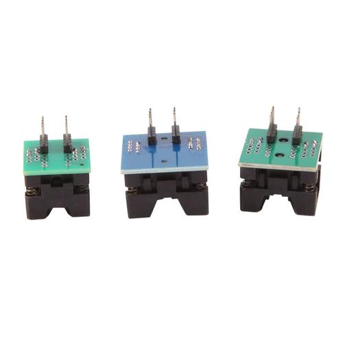 3pcs Sop16 + Sop8 À Dip8 150mil 200mil 208mil Adaptateur Douille Pour Ezp2010 Ezp2013 Ezp2019 Rt809f Rt809h Ch341a Tl866