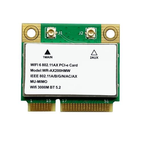 Carte réseau sans fil double bande MINI PCIE 802.11Ax, AX200HMW, AX200, 2974M, 160Mhz, pour ordinateur portable, windows 10