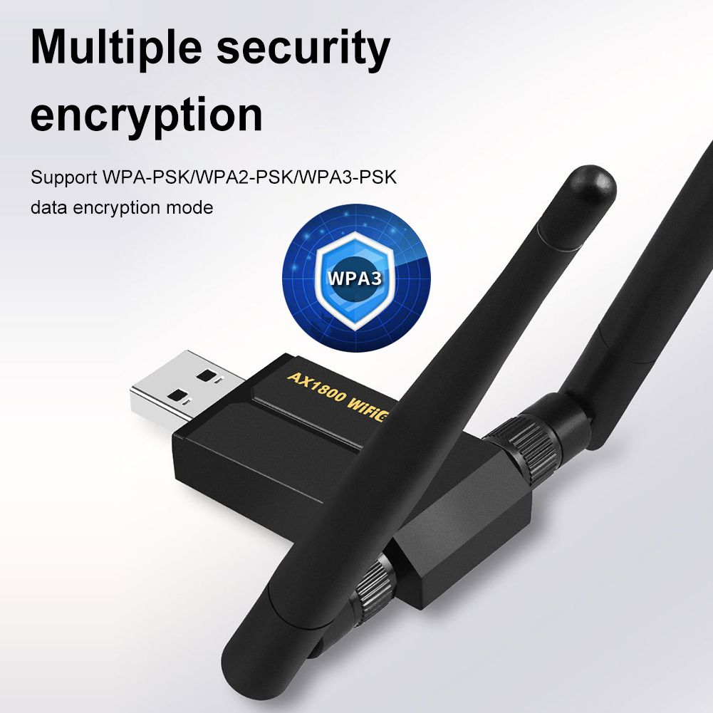 Carte rseau sans fil USB WiFi 2.4GHz 5GHz, double bande, co...