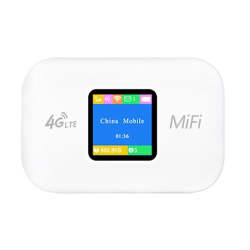 routeur Wifi de poche 4G avec écran couleur, 150Mbps, 3000 Mah, 2.4 ghz, avec emplacement pour carte Sim