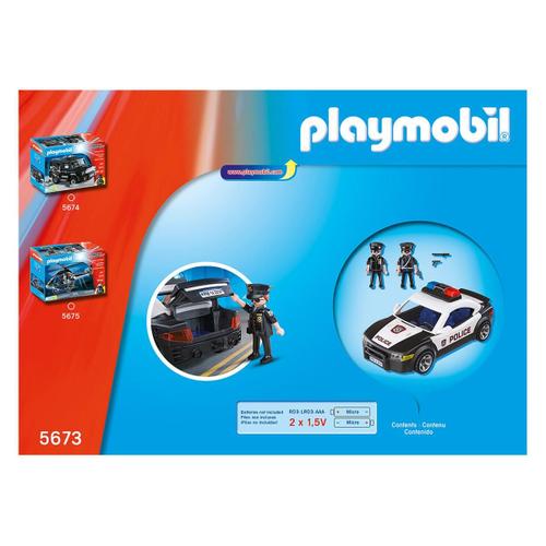 Voiture police Playmobil neuve 5673 - Playmobil