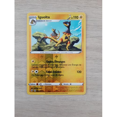 Pokémon - 64-R/192 - Iguolta Reverse - Eb02 - Epée Et Bouclier - Clash Des Rebelles