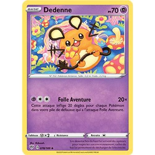 Dedenne - 78/189 - Ténèbres Embrasées